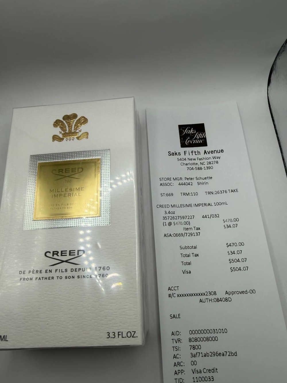 Creed Millesime Imperial Boxed Set — White & Gold